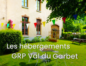 Visuels encarts page accueil Les hébergements GRP Val du Garbet