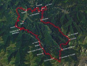 Vue d'ensemble du GRP Tour du Val du Garbet